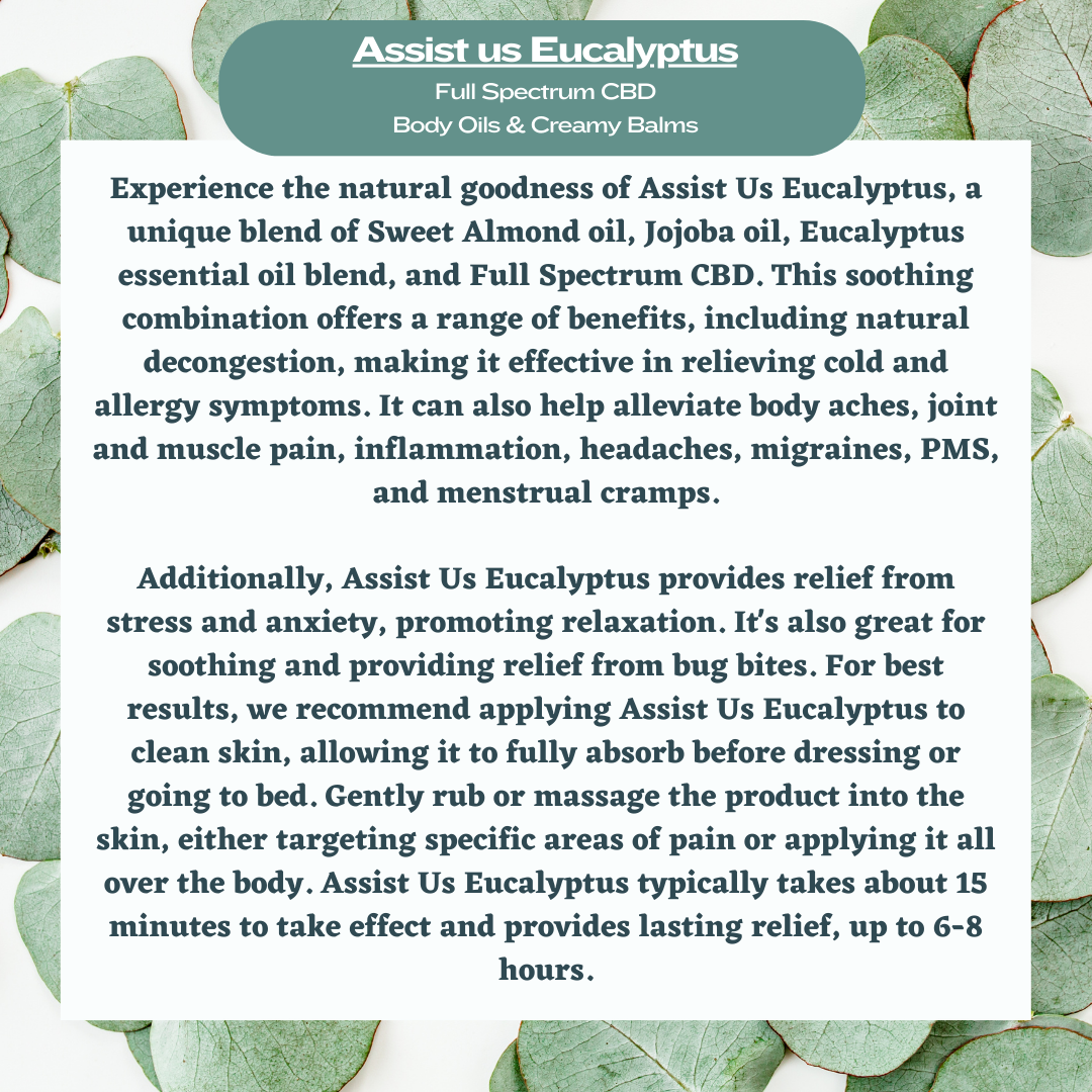 Assist Us Eucalyptus Body Oil